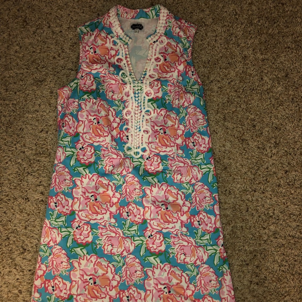 Bright pattern summer dress